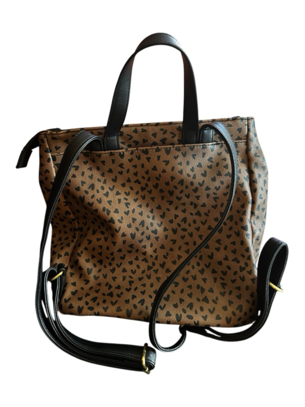 Magnolia Grace Boutique Leopard Print Backpack Purse for Women Animal Print Chic - Picture 3 of 12
